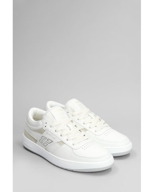 Givenchy White G Move Low Sneakers for men