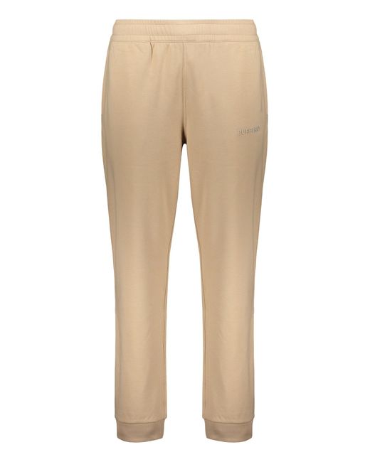 Burberry Natural Cotton Track-Pants for men
