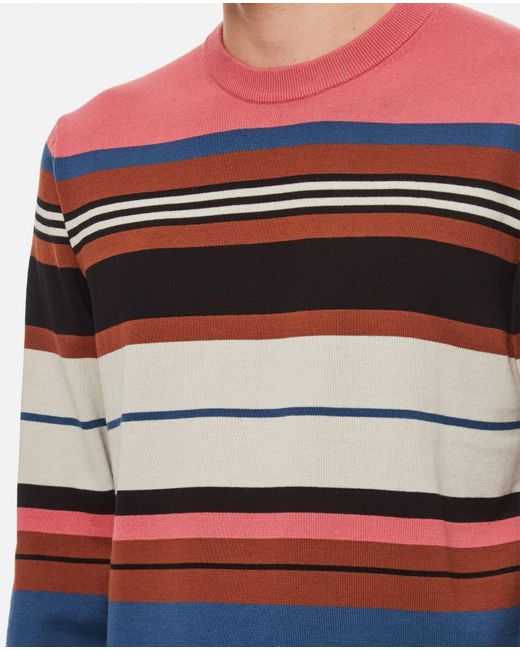 PS by Paul Smith Red Sweater Crewneck for men