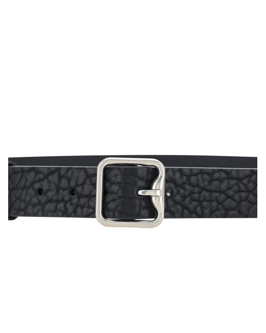 mens black burberry belt