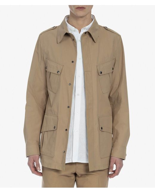 Larusmiani Natural Merzouga Safari Jacket Blazer for men