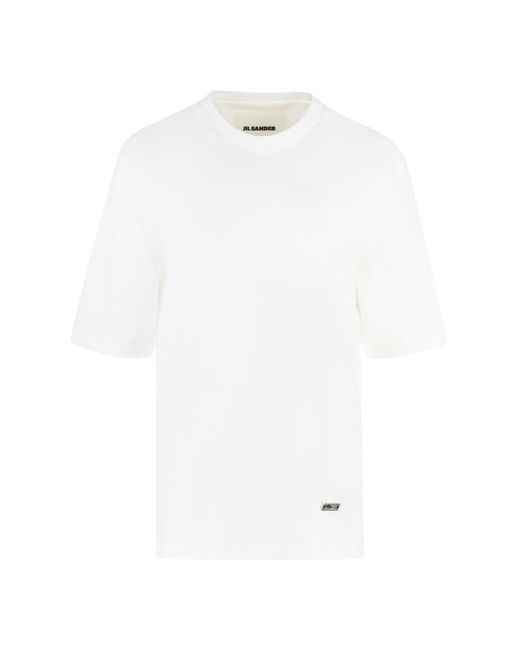 Jil Sander White Crew-neck T-shirt