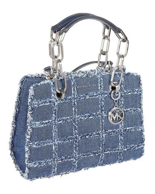 Michael Kors Blue Cynthia Denim Bag