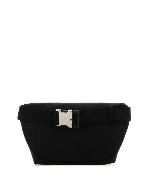 Burberry Black Canvas Belt Bag for men
