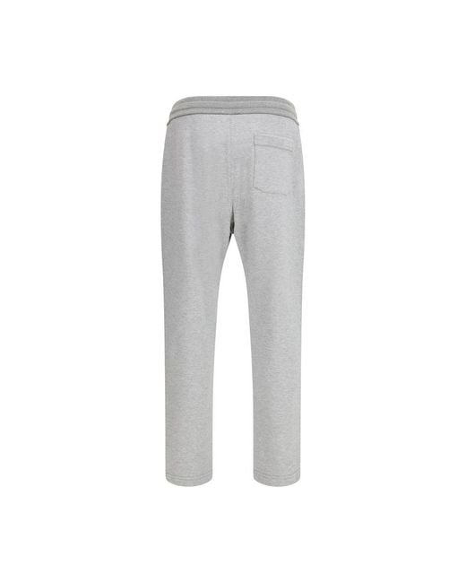 Brioni Gray Cotton Joggers (workout Pants) for men