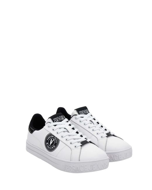 Versace Jeans Couture White Sneakers for men