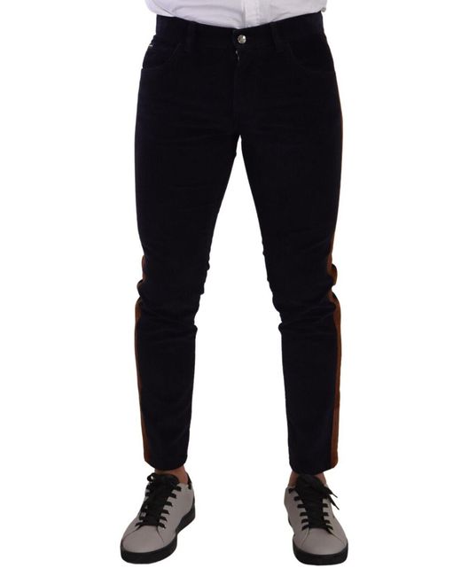 Dolce & Gabbana Blue Elegant Slim Fit For The Modern for men