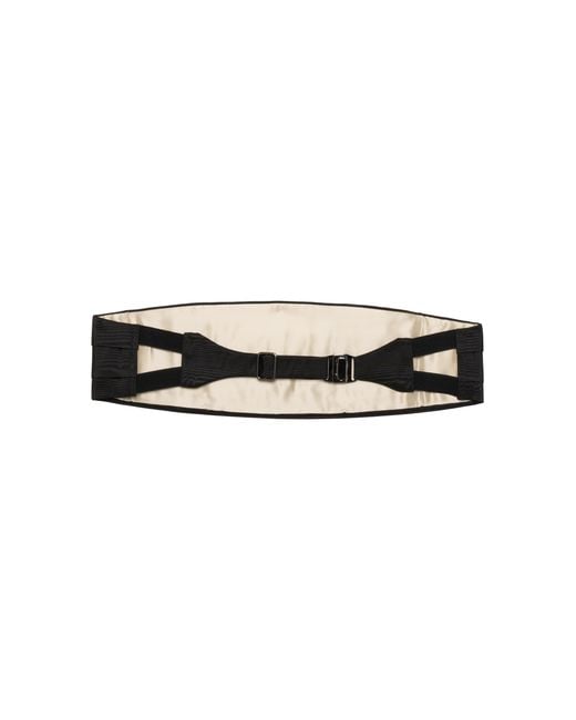 Tom Ford Black Cummerbund Silk Mulberry Accessory for men