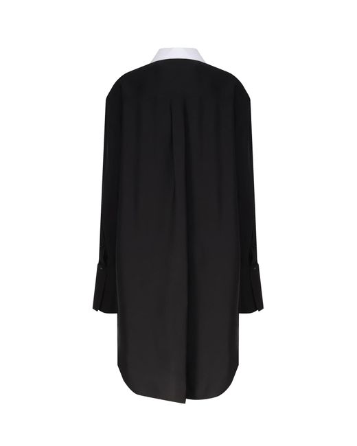Loewe Black Shirt Dress Crafted