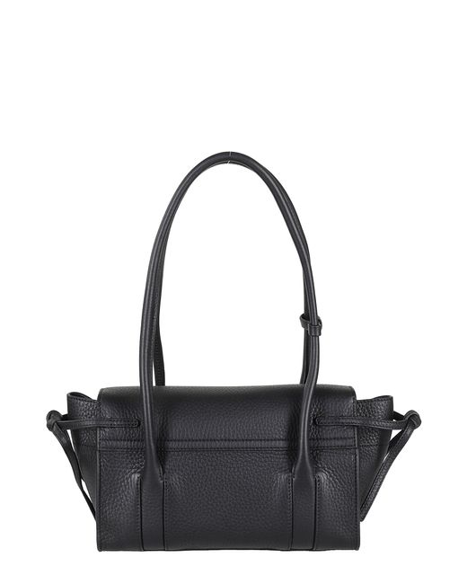 Mulberry Black Mini Soft Bayswater Heavy Grain