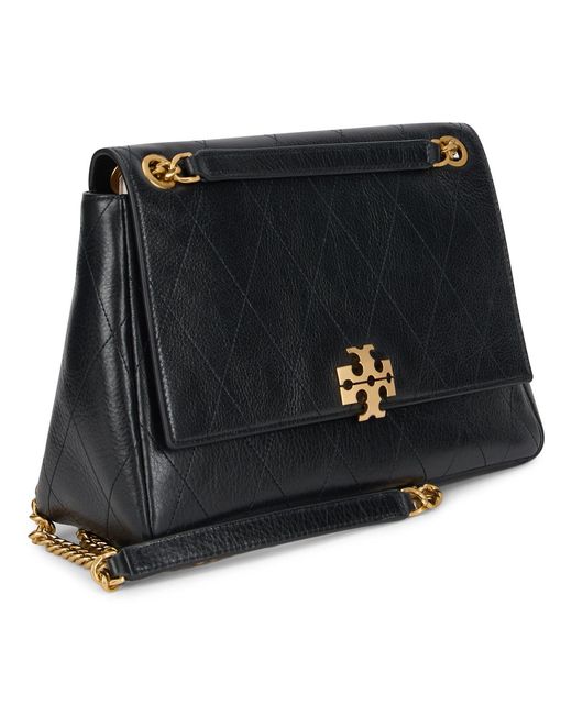 Tory Burch Black Shoulder Bag Leather Chain