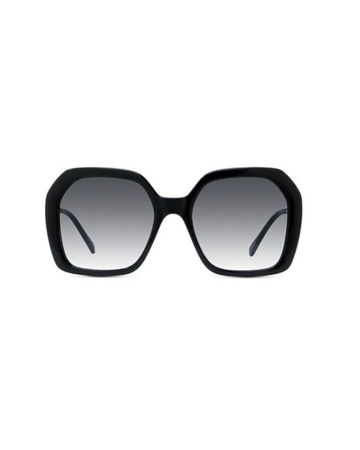 Stella McCartney Oversized Frame Sunglasses in Blue | Lyst UK