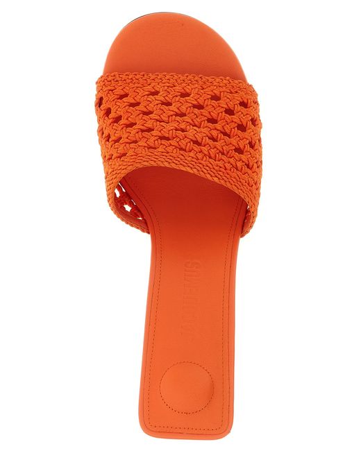 Jacquemus Red Slip On Heels