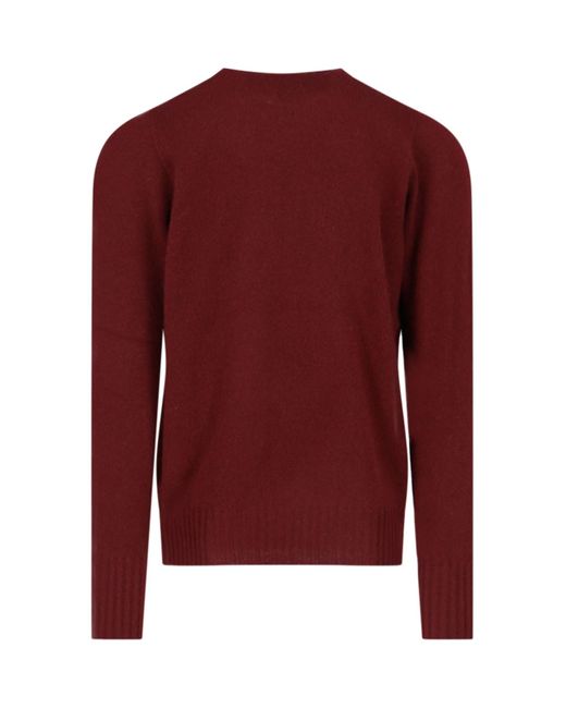 Drumohr Red Crew-Neck Sweater for men