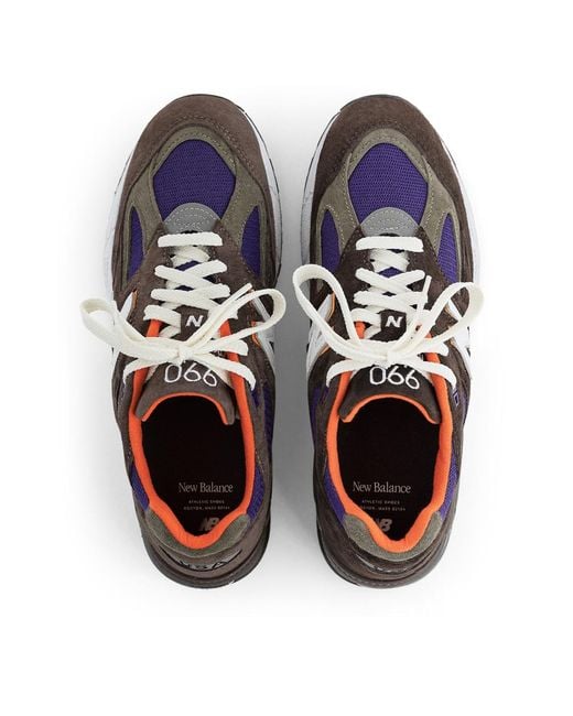 New Balance White 990V2 Made Usa Sneakers Shoes for men