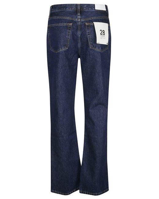 Re/done Blue 90S High Rise Loose Jeans
