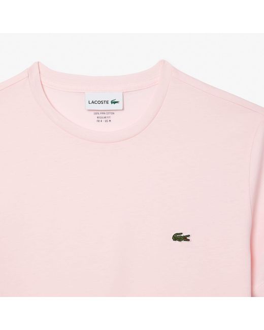 Lacoste Pink Tshirt for men