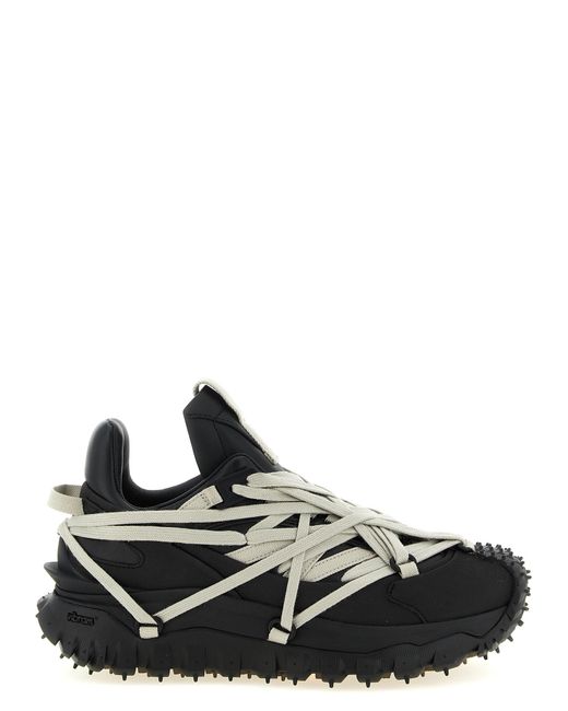 Rick Owens Black Cowhide Athletic Sneakers for men