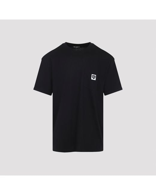Carhartt Black Short Sleeves Pocket Heart T-Shirt for men