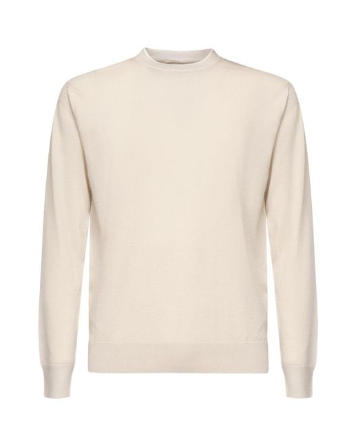 Eleventy White Sweaters Silk for men