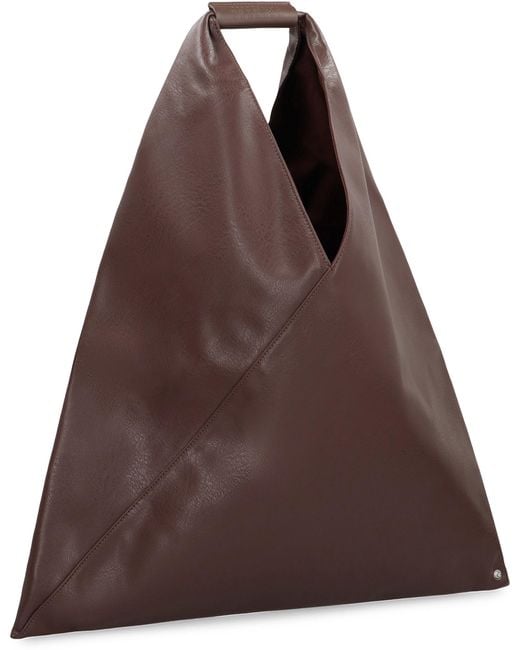 MM6 by Maison Margiela Brown Handbag Eco-Leather Polyurethane Handbags