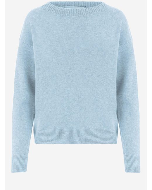 Allude Blue Cashmere Sweater