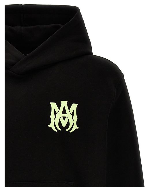 Amiri Black Ma Logo Sweatshirt for men