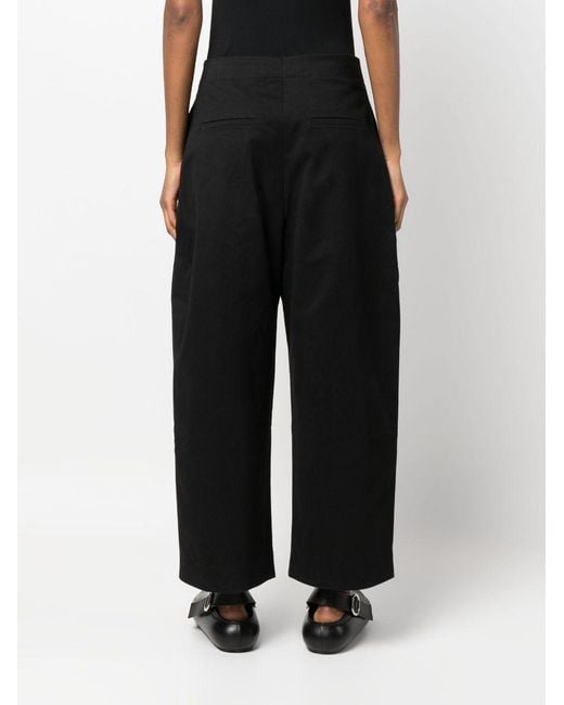 Studio Nicholson Black Trousers Dordoni Cotton