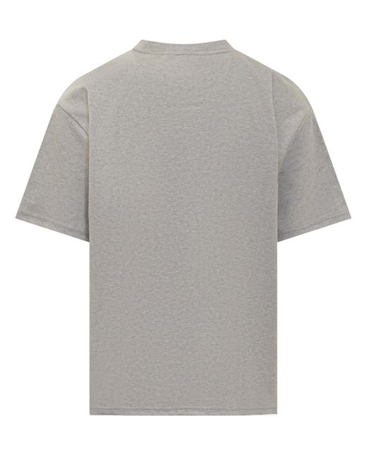 Gcds Gray Loose T-shirt for men