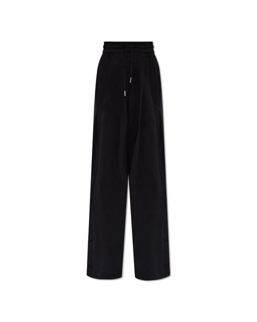 Dries Van Noten Black Relaxed-Fitting Sweatpants
