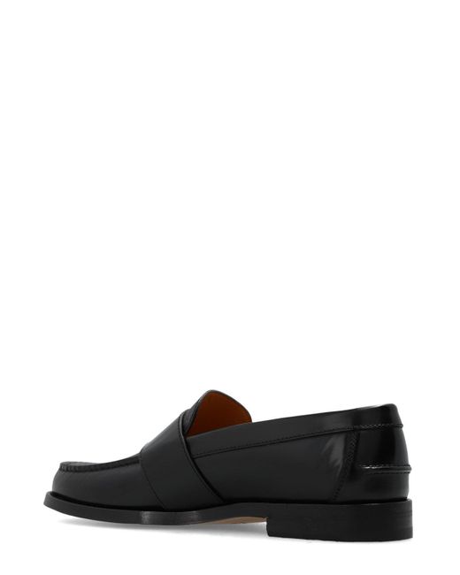 Gucci Black Buckle Loafer With GG for men