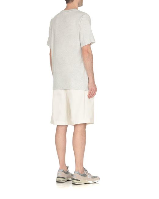 New Balance White Athletics Sport Style T-Shirt for men