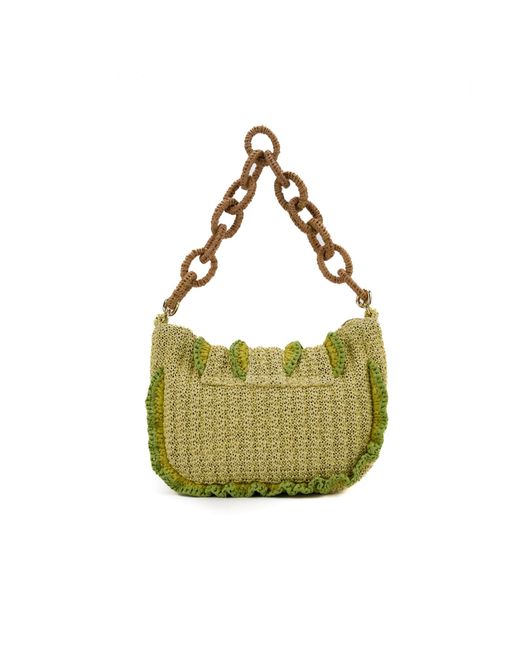 Viamailbag Green Maggie Knit Bag