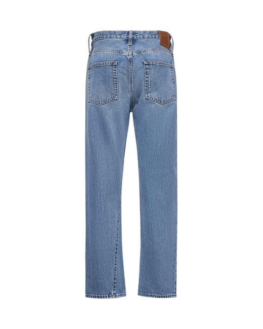 Totême Blue Light Denim Twisted Jeans