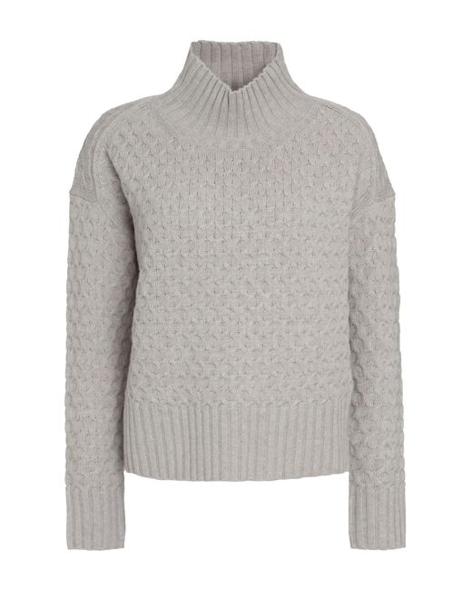 Max Mara Studio Gray Valdese Wool And Cashmere Sweater