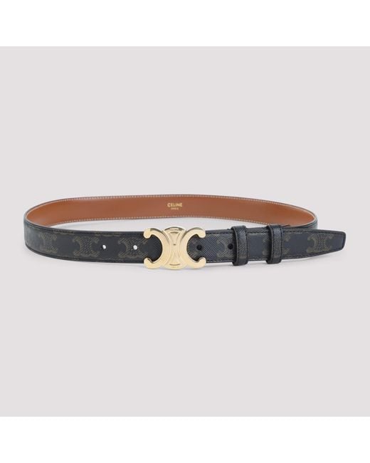Céline Brown Medium 25 Mm Belt