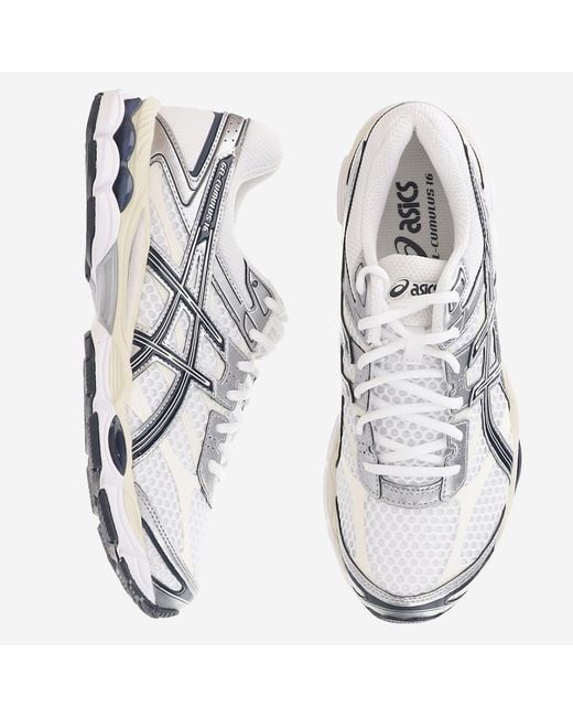 Asics White Sneakers Gel-Cumulus 16 Textile Trainers