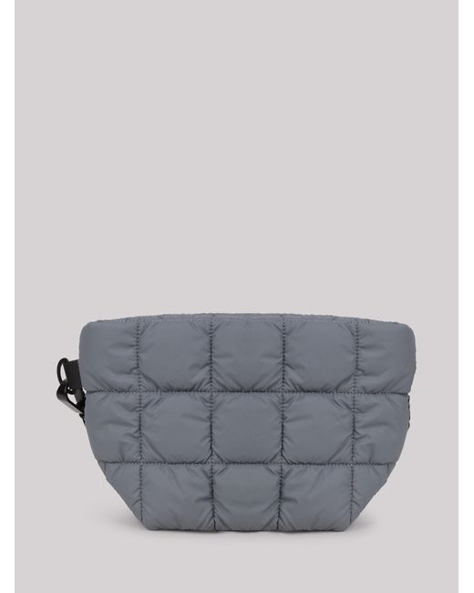 VEE COLLECTIVE Gray Vee Collective Mini Porter Quilted Shoulder Bag