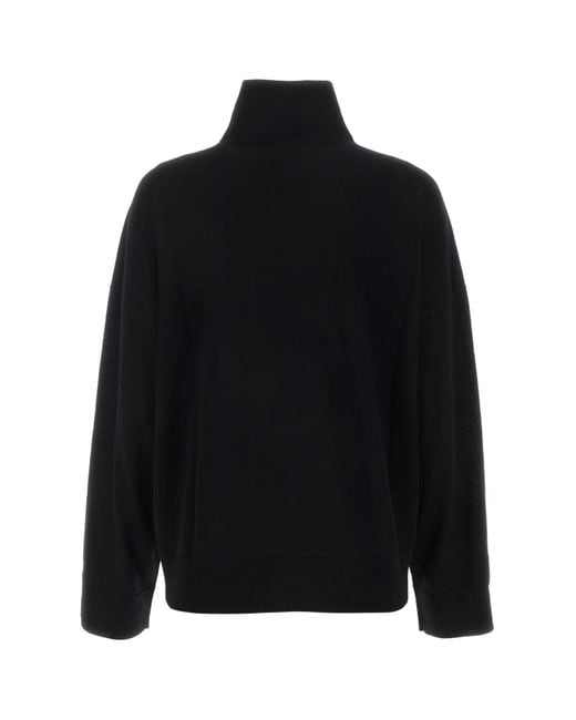 Bottega Veneta Black Wool Oversize Sweater