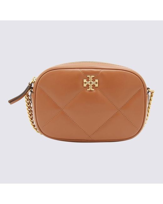 Tory Burch Brown Leather Shoulder Bag