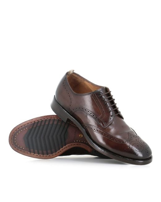 Officine Creative Brown Brogue Providence/006 for men