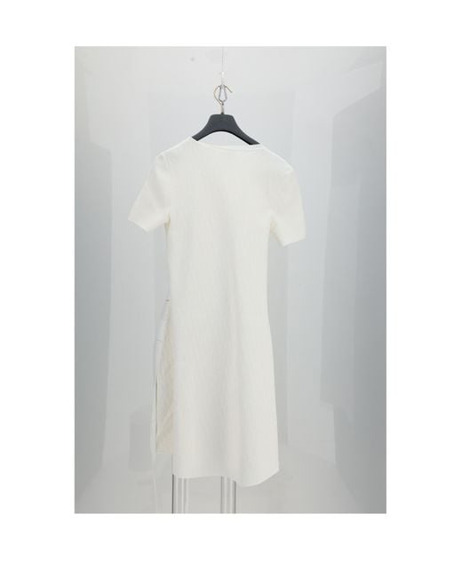 Dior Gray Knitwear Dress