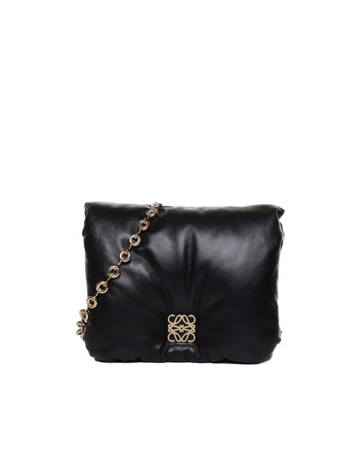 Loewe Black Puffer Goya Bag