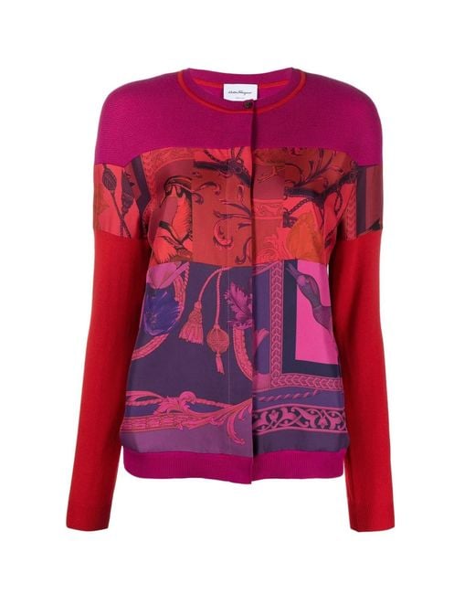Ferragamo Red Cardigan Clothing