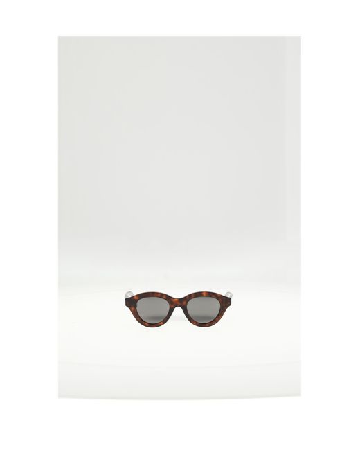 Céline White Sunglasses Triomphe Mini Acetate