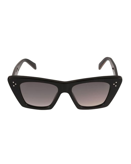 Céline Gray Cat-eye Square Sunglasses