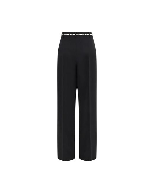 Max Mara Black Triacetate Dress Pants