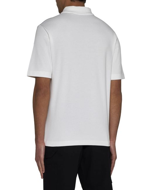 Burberry White T-shirts And Polos for men