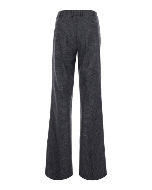Le Plain Gray Trousers Check