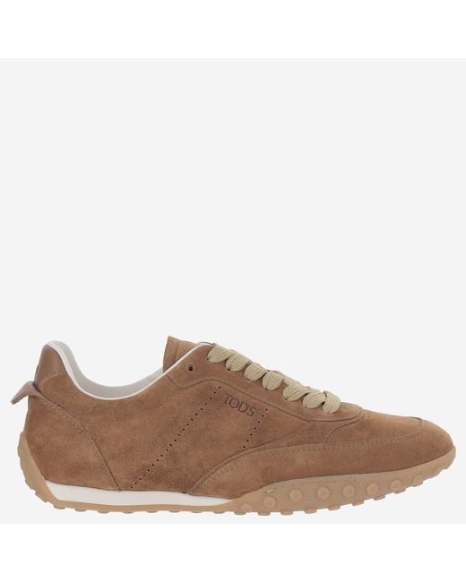 Tod's Brown Sneakers Suede Trainers